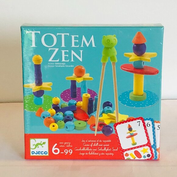 New Sealed Djeco Game Totem Zen-Balance, building & Chopsticks Skill Fun Game 🥢 - Picture 9 of 12